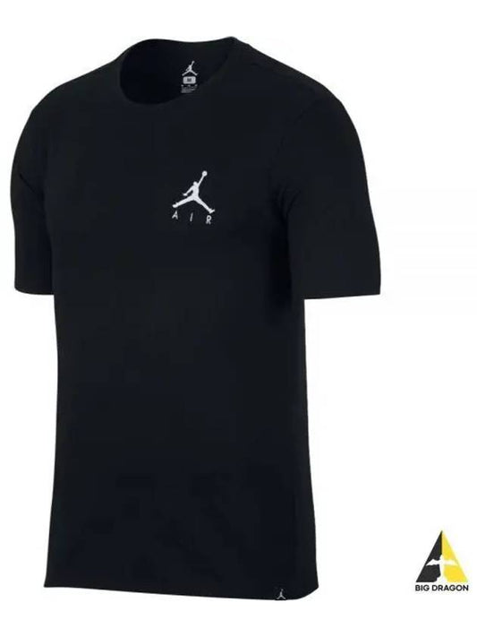 Jordan Jumpman Air Short Sleeve T-Shirt Black - NIKE - BALAAN 2