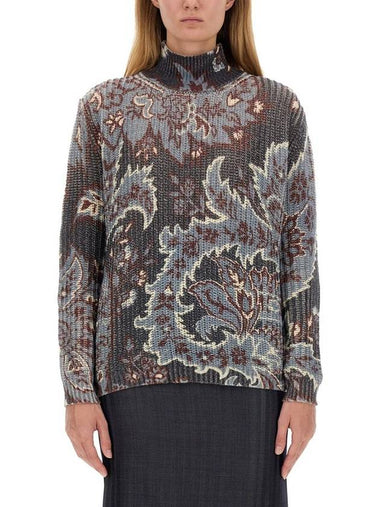 Etro Printed Wool Sweater - ETRO - BALAAN 1