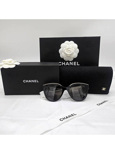 Eyewear Butterfly Sunglasses Black Beige - CHANEL - BALAAN 2