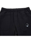 Diagonal Raised Fleece Lens Wappen Track Pants Black - CP COMPANY - BALAAN 4