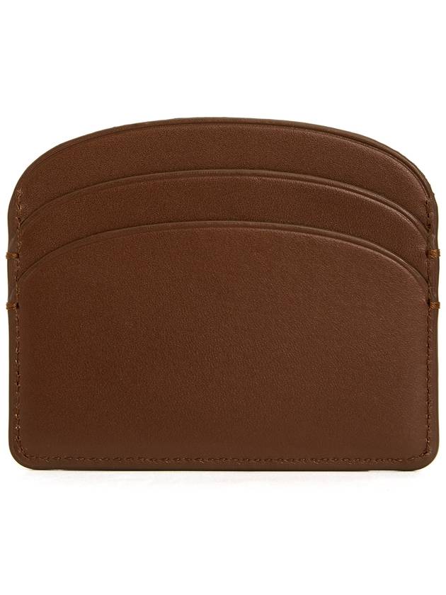 Demi Lune Card Wallet Brown - A.P.C. - BALAAN 3