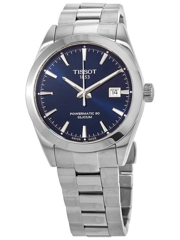 Tissot Gentleman Powermatic 80 Automatic Blue Dial Men's Watch T127.407.11.041.00 - TISSOT - BALAAN 1