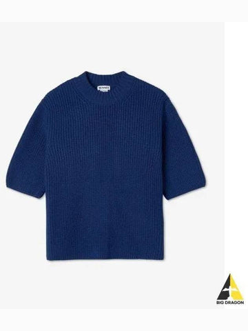 Short sleeve knit electric blue CRTWXKNW002KNT016EBL - SUNNEI - BALAAN 1