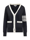 Thome Browne 4 Bar Cardigan Navy - THOM BROWNE - BALAAN 2