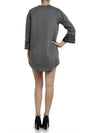 Neoprene Short Dress Grey - MONCLER - BALAAN 4