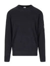 Lens Wappen Wool Knit Top Black - CP COMPANY - BALAAN 2