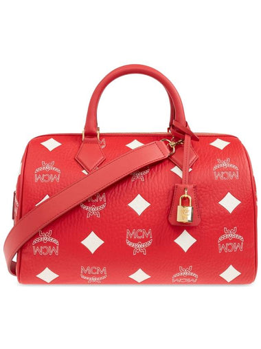 MCM Handbag Ella Medium, Women's, Red - MCM - BALAAN 1