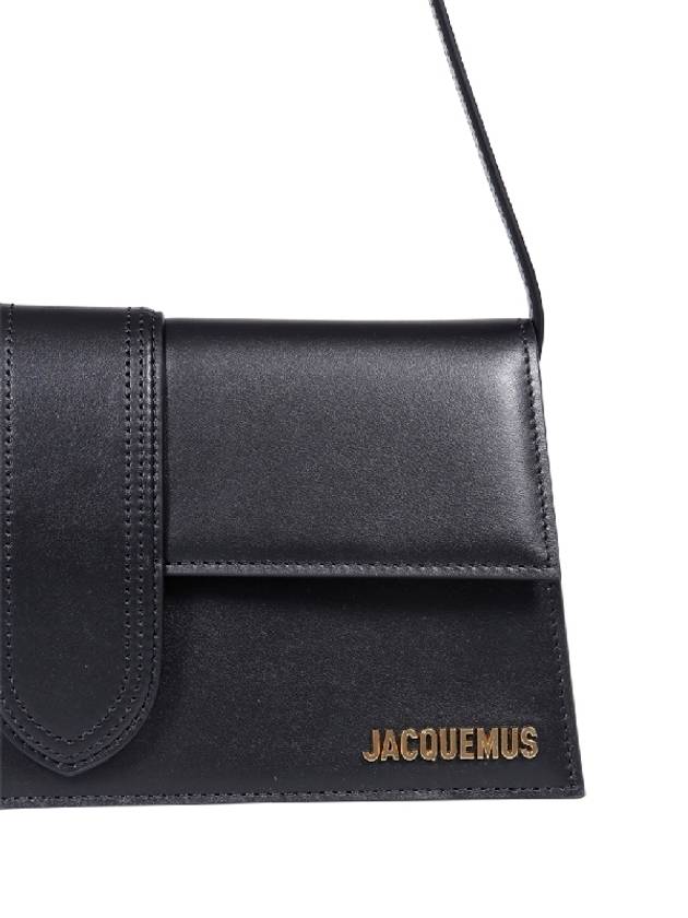 Le Bambino Long Flap Shoulder Bag Black - JACQUEMUS - BALAAN 6