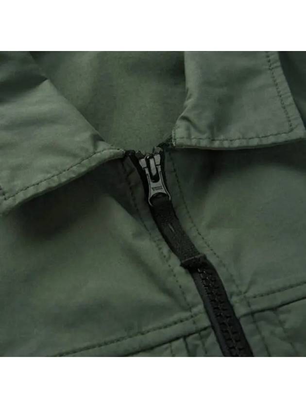 Supima Cotton Twill Stretch-TC Jacket Khaki - STONE ISLAND - BALAAN 4