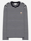 Fox Head Patch Regular Marin Long Sleeve T Shirt Navy Stripes - MAISON KITSUNE - BALAAN 2