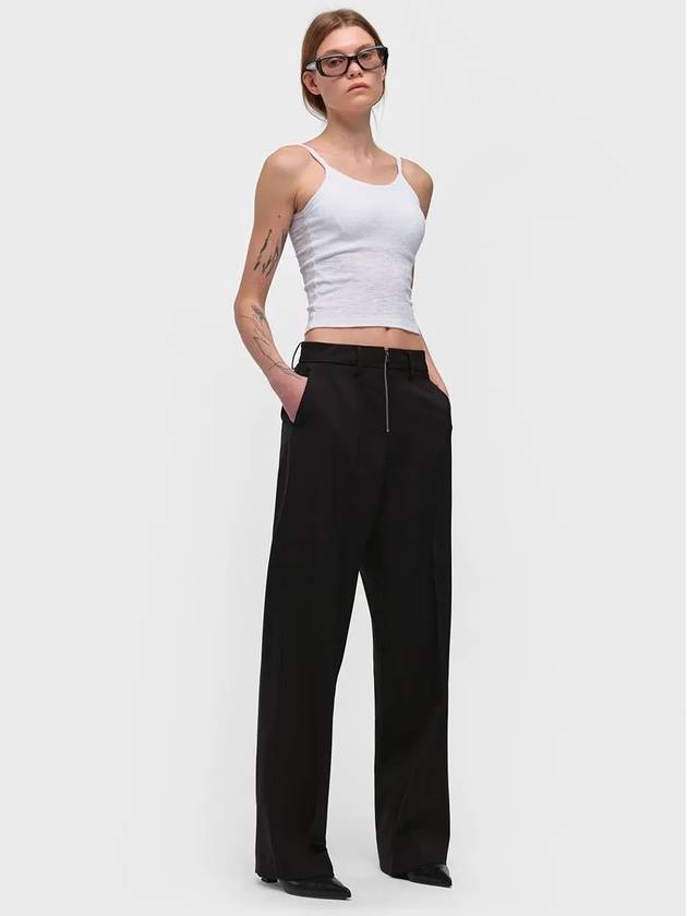 ZIPPER WIDE TROUSERS_2colors - MAGJAY - BALAAN 2