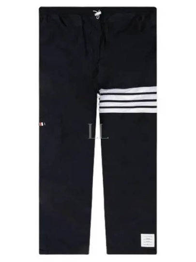 Men's Military Ripstop Mesh 4 Bar Track Pants Navy - THOM BROWNE - BALAAN 2