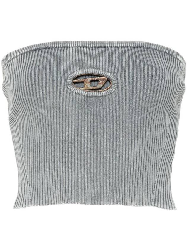 Clarksville Logo Plaque Sleeveless Gray - DIESEL - BALAAN 2