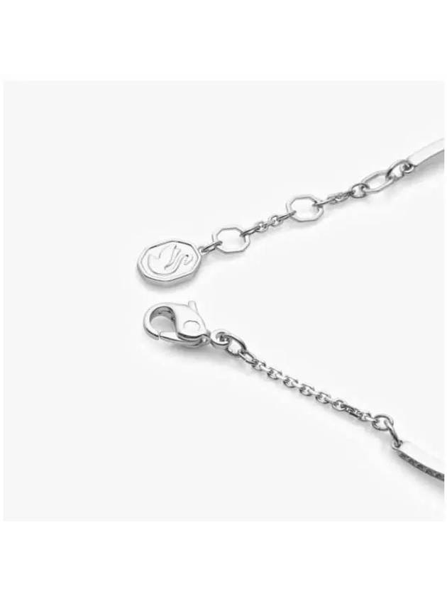 Sublima Moon Crystal Bangle Bracelet Silver - SWAROVSKI - BALAAN 5