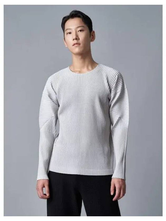 Basic long sleeve t shirt light gray contemporary domestic product GM0023070428830 - ISSEY MIYAKE - BALAAN 1