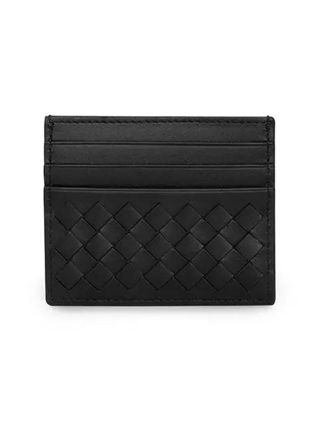 Intrecciato Classic Card Wallet Black - BOTTEGA VENETA - BALAAN 3