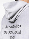 Logo Print Hoodie Grey - ACNE STUDIOS - BALAAN 3