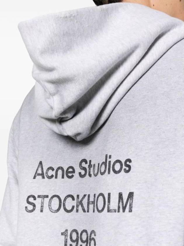 Logo Print Hoodie Grey - ACNE STUDIOS - BALAAN 3