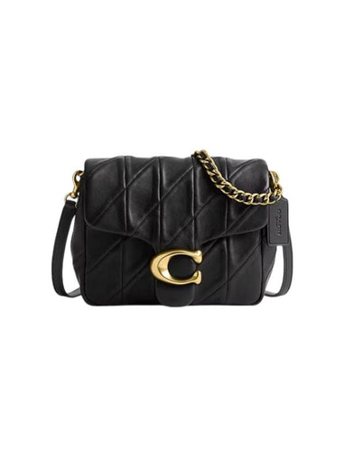 Time Square Tabby Quilted Shoulder Bag Black - COACH - BALAAN 1