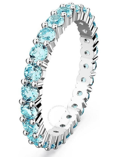 Matrix Vitore Ring Silver Blue - SWAROVSKI - BALAAN 2