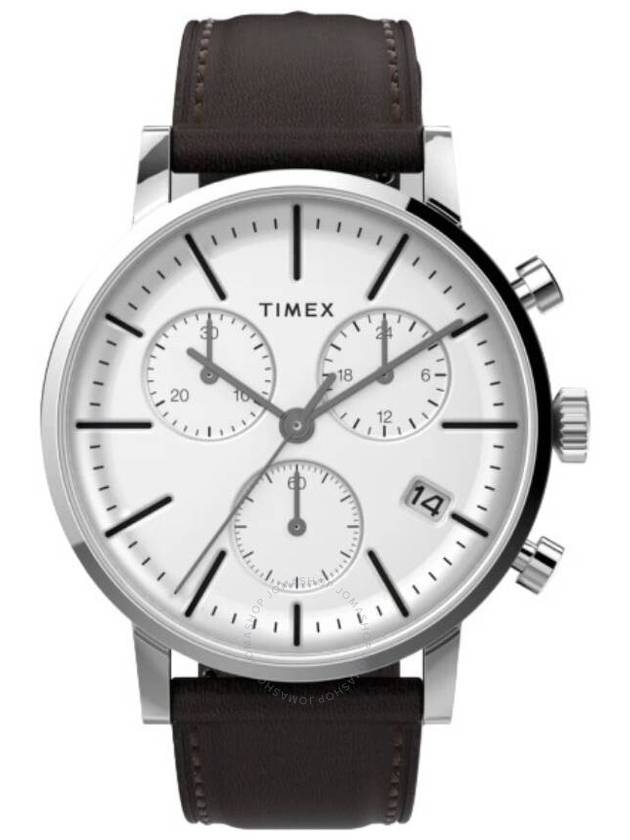 Timex Midtown Chronograph Quartz White Dial Men's Watch TW2V36600 - TIMEX - BALAAN 1