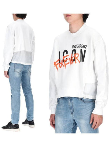 Icon S79GU0059 S25516 100 Men s Brushed Sweatshirt - DSQUARED2 - BALAAN 1