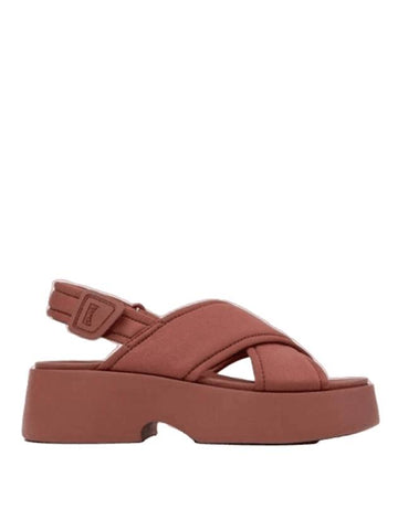 Tasha Cross Strap Sandals Red - CAMPER - BALAAN 1