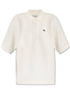 Women's Pique Oversized Short Sleeve T-Shirt White - LACOSTE - BALAAN 1