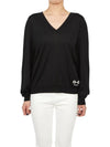 Women's Horsebit Knit Top Black - GUCCI - BALAAN 2