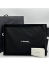 Classic Large Clutch Caviar Black Silver A82552 - CHANEL - BALAAN 2