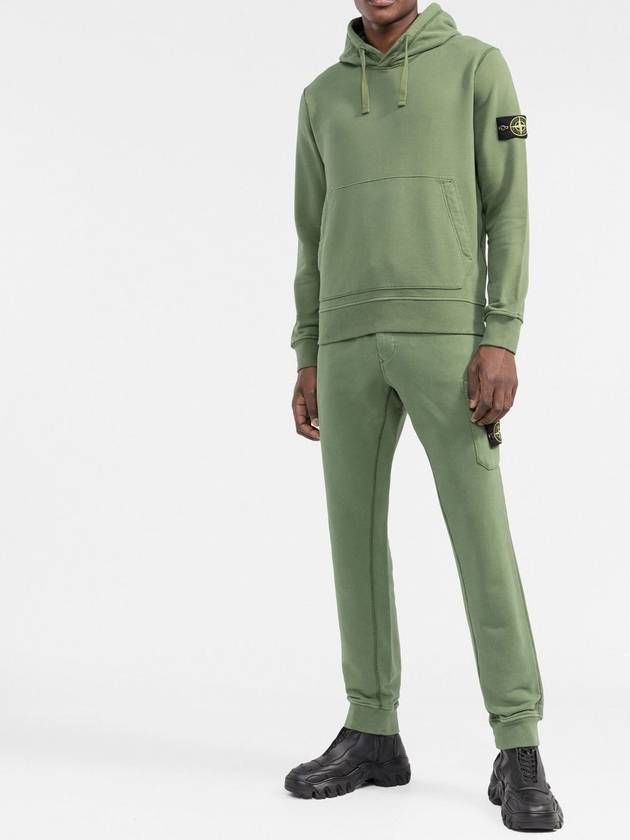 Side Patch Drawstring Track Pants Green - STONE ISLAND - BALAAN 3