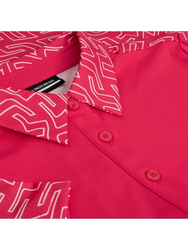 Golf Women's Cara Polo Shirt Pink - J.LINDEBERG - BALAAN 4