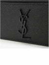 Monogram Caviar Leather Card Wallet Black - SAINT LAURENT - BALAAN 8