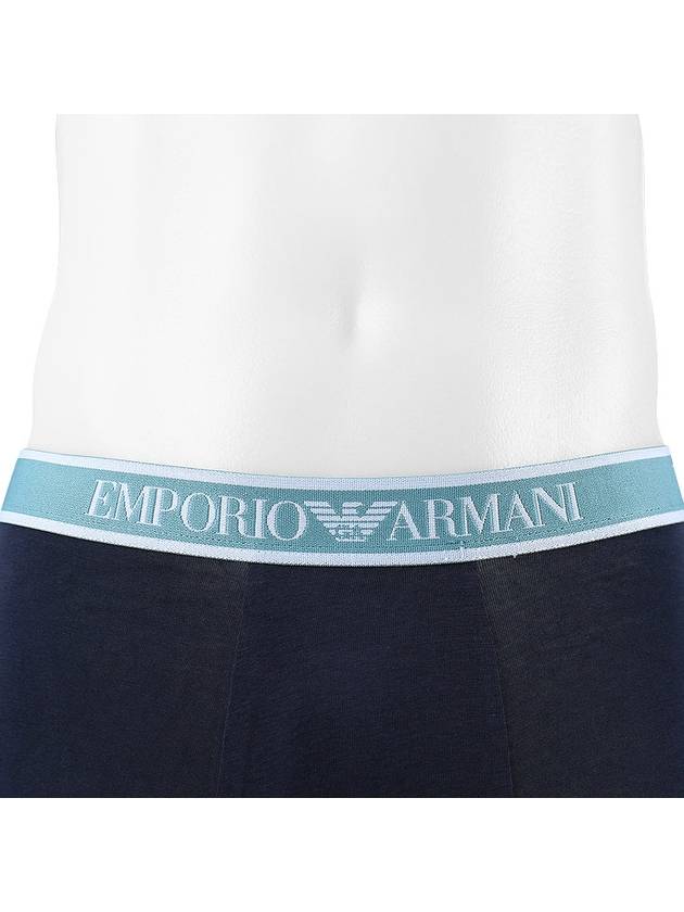 Men's Boxer Trunk Briefs 3 Pack Navy - EMPORIO ARMANI - BALAAN 8