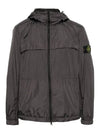 Garment Dyed Crinkle Reps R-Nylon Jacket Grey - STONE ISLAND - BALAAN 2