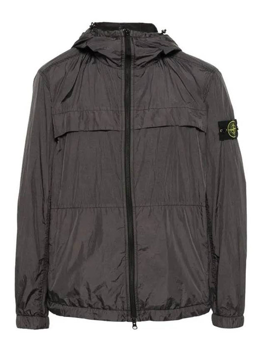 Garment Dyed Crinkle Reps R-Nylon Jacket Grey - STONE ISLAND - BALAAN 2