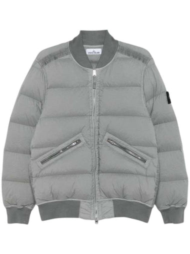 Compass Patch Down Padding Gray - STONE ISLAND - BALAAN 1