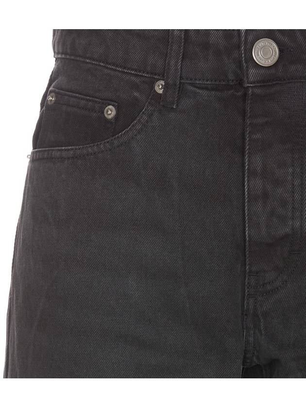 Metal studs Classic Fit Denim Jeans Black - AMI - BALAAN 5