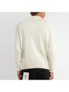 Lens Wappen Wool Blend Knit Top White - CP COMPANY - BALAAN 4