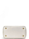 embroidered logo canvas handbag chalk - MIU MIU - BALAAN 5