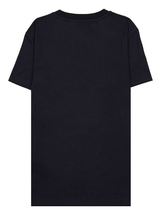 Elmo Pocket Cotton Short Sleeve T-Shirt Black - MAX MARA - BALAAN 3