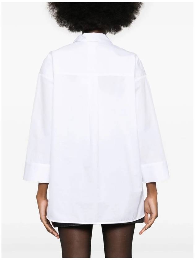 Fano Cotton Shirt White - S MAX MARA - BALAAN 4