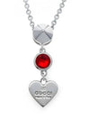 Trademark Heart Necklace YBB325871001 Silver - GUCCI - BALAAN 3