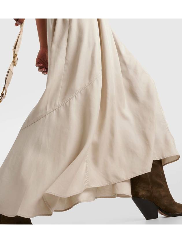 Valencia Long Dress Ecru - ISABEL MARANT - BALAAN 7