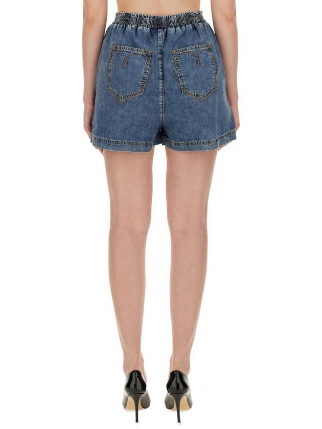 Moschino Jeans Denim Shorts - MOSCHINO - BALAAN 3