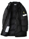 Men's Wappen Patch Crinkle Wraps Long Padding Black - STONE ISLAND - BALAAN 8