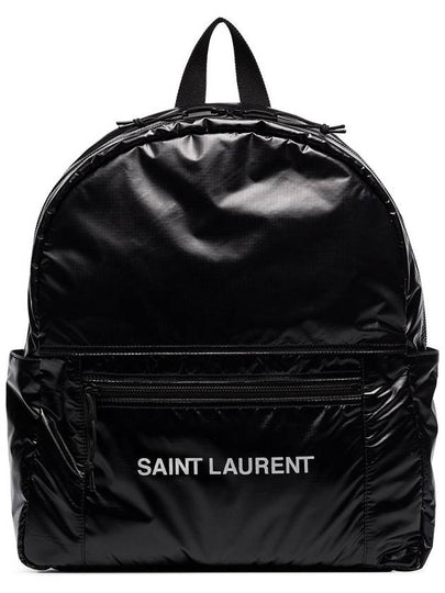 Nuxx Backpack In Nylon Backpack Black - SAINT LAURENT - BALAAN 2