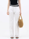 pintuck cotton pants white - JUN BY JUN K - BALAAN 1