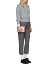 Engineered 4 Bar Stripe Loopback Jersey Knit Crewneck Sweatshirt Light Grey - THOM BROWNE - BALAAN 6