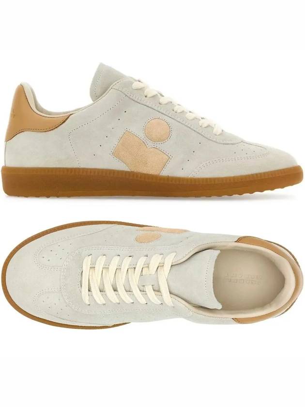 Bryce Suede Low Top Sneakers White - ISABEL MARANT - BALAAN 2